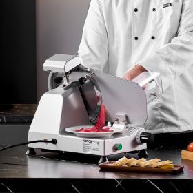 Meat Slicer 180W 10" Electric Deli Food Slicer For Frozen Meat Bread Cheese